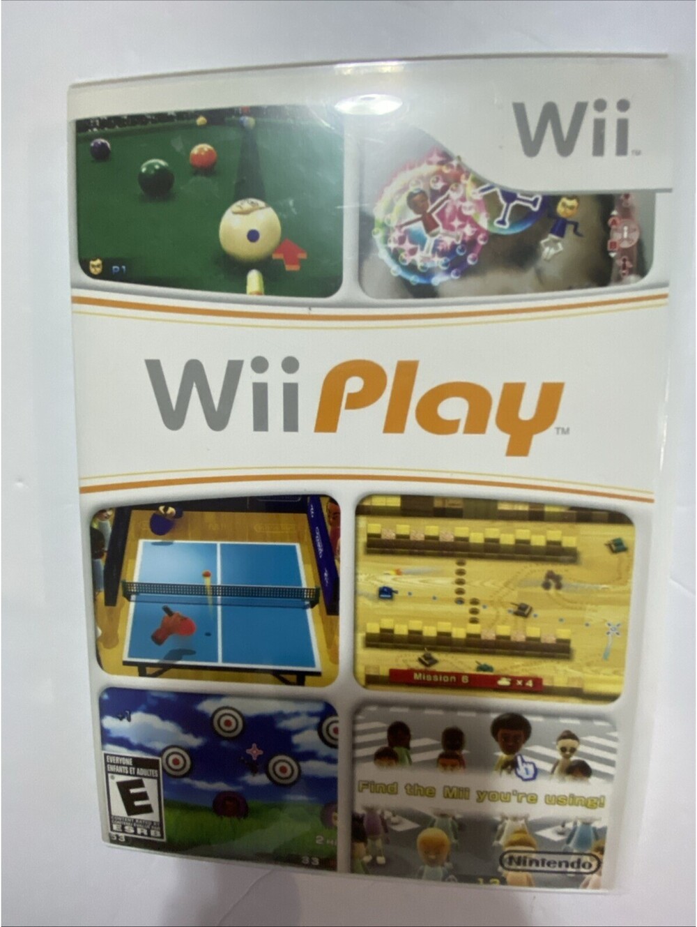 Wii Play Nintendo Wii Sports Game Disc, Case and Manual!